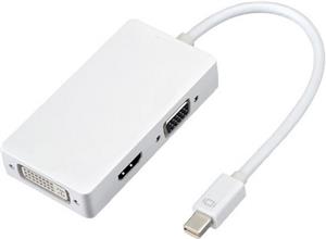 Adapter cable Mini DisplayPort 1.2 (Thunderbolt) to HDMI/DVI/VGA, Ewent