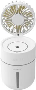 Humidifier USB Mini with Fan, rechargeable, white, ORICO WT-FTU