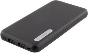 PowerBank Deltaco, 10.000 mAh, 2x USB, black, PB-1063