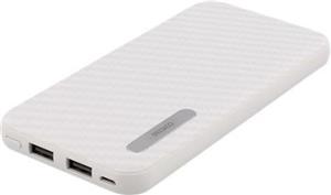 PowerBank Deltaco, 10.000 mAh, 2x USB, white, PB-1062
