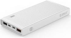 Powerbank Orico Scharge 20.000 mAh Li-Po, 1x USB-C, 2x USB-A, QC 3.0, white