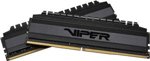 Memorija Patriot Viper 4 Blackout 8 GB kit(2x4GB) DDR4-3000 DIMM PC4-24000 CL16, 1.35V, PVB48G300C6K