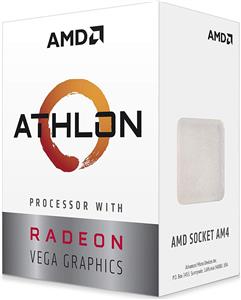 Procesor AMD Athlon 3000G AM4 Box max. 3,5GHz 2xCore 5MB Cache with Readeon Vega 3 Graphics