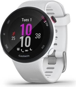 Sportski sat Garmin Forerunner 45S, GPS, za trčanje, senzor pulsa na zapešću, bijeli