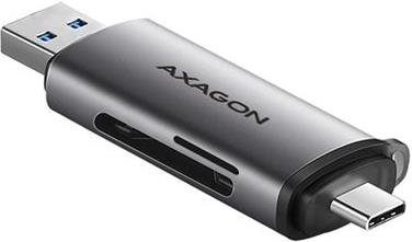 AXAGON CRE-SAC External USB 3.2 Gen1 Type-C+Type-A 2-slot SD/microSD