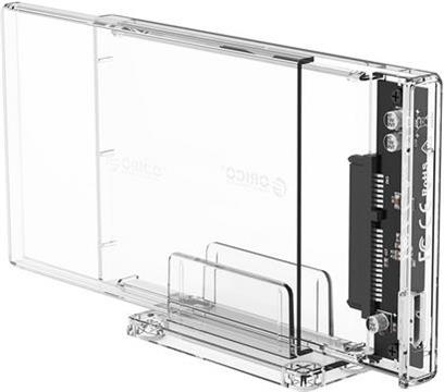 Case ext. 2,5" USB 3.0 UASP to SATA3, tool-free, transparent, ORICO 2159U3