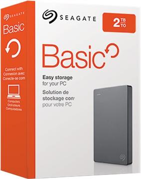 Seagate vanjski pogon 2,5 "2TB Basic Prijenosni USB 3.0, STJL2000400