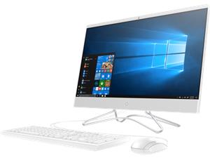 Računalo AiO HP 24-f0050ny 8XJ43EA / Core i3 9100T, 8GB, DVDRW, 256GB SSD, Intel HD Graphics 630, 24" LED FHD, tipkovnica, miš, Windows 10, bijelo