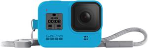 Dodatak za sportske digitalne kamere GOPRO, Sleeve + Lanyard for HERO8 Black AJSST-003, plava