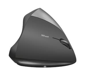Miš TRUST Varo Wireless Ergonomic Mouse, optički, 1000dpi, USB, crni