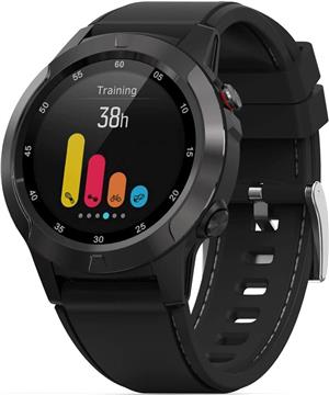 Sportski sat OQ Active, HR, GPS, multisport, crni remen