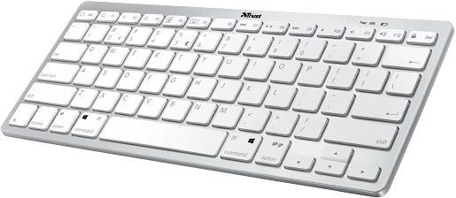 Tipkovnica TRUST Nado, bluetooth, US layout, bijela
