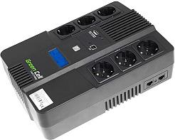 Green Cell UPS AiO 600VA/360W, Line Interactive AVR, LCD