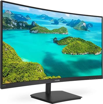 Philips 24" 241E1SCA/00 (23.6") 16:9 Full HD (1920×1080) VA W-LED, zakrivljeni, 4ms, VGA/HDMI, zvučnici, crni