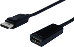 STANDARD adapter-kabel DP(M) na HDMI(F), v1.2, 0.15m