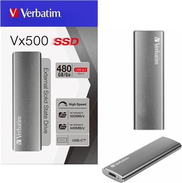 Verbatim Vx500 480GB SSD vanjski USB3.1 G2