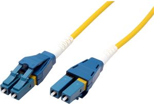 Roline optički mrežni kabel LC-LC 9/125 singlemode, duplex, 15m, žuti