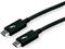 Roline USB-C Thunderbolt3 kabel, M/M, 2.0m, crni