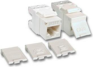 Modul Keystone RJ45 Cat.6 UTP, LSA+, bijeli, s protuprašnim poklopcem