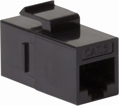 Modul Keystone RJ45 Cat.6 UTP, Ž/Ž 1:1, crni NK4012