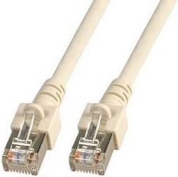 F/UTP prespojni kabel Cat.5e PVC CCA AWG26, sivi, 0,5 m