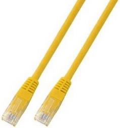 U/UTP prespojni kabel Cat.5e PVC CCA AWG24, žuti, 0,5 m