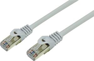 U/UTP prespojni kabel Cat.5e PVC CCA AWG26, sivi, 0,25m