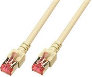S/FTP prespojni kabel Cat.6 LSZH Cu AWG27, sivi, 0,15 m