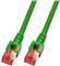 S/FTP prespojni kabel Cat.6 LSZH Cu AWG27, zeleni, 0,5 m