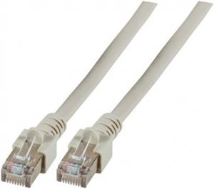 SF/UTP prespojni kabel Cat.5e PVC CCA AWG26, sivi, 2,0 m