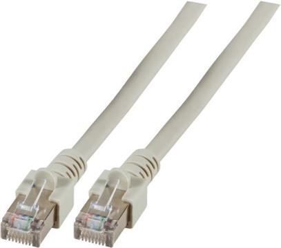 SF/UTP prespojni kabel Cat.5e PVC CCA AWG26, sivi, 3,0 m