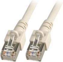 SF/UTP prespojni kabel Cat.5e PVC CCA AWG26, sivi, 10,0 m