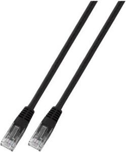 U/UTP prespojni kabel Cat.5e PVC CCA AWG24, crni, 3,0 m