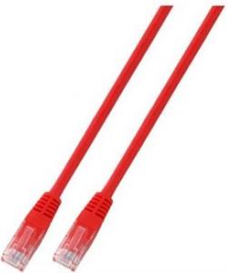 U/UTP prespojni kabel Cat.5e PVC CCA AWG24, crveni, 0,5 m