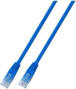 U/UTP prespojni kabel Cat.5e PVC CCA AWG24, plavi, 3,0 m