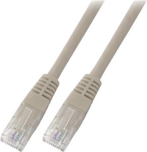 U/UTP prespojni kabel Cat.5e PVC CCA AWG24, sivi, 10,0 m