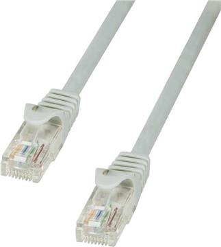 U/UTP prespojni kabel Cat.5e PVC CCA AWG26, sivi, 1,5 m