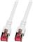 S/FTP prespojni kabel Cat.6 LSZH Cu AWG27, bijeli, 0,5 m