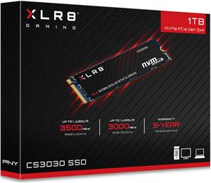 SSD 2TB M.2 80mm PCI-e 3.0 x4 NVMe, 3D TLC, PNY CS3030, M280CS3030-2TB-RB