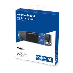 WD 500GB SSD BLUE SN550 3D M.2 2280 NVMe WDS500G2B0C