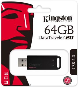 Kingston DT20, 64GB, USB2.0