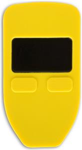 Cover CVER silicone protective case for Trezor one wallet, yellow