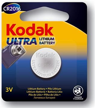 KODAK ULTRA LITHIUM CR2016 1X