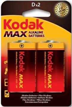 KODAK XTRALIFE ALKALINE D LR20 x2