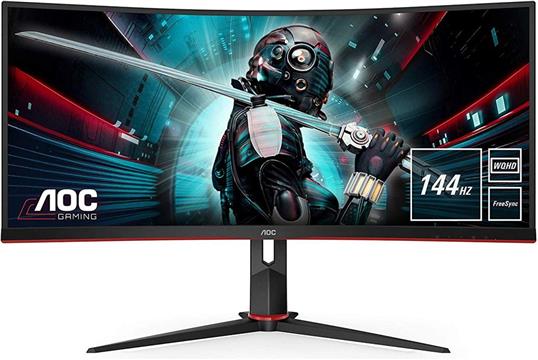 Monitor AOC CU34G2X 34 '' zakrivljeni monitor za igru