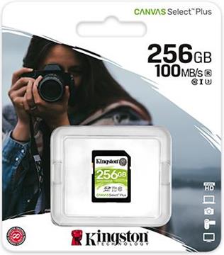 Memorijska kartica KINGSTON Canvas Select Plus SDS2/256GB, SDXC 256GB, Class 10 UHS-I