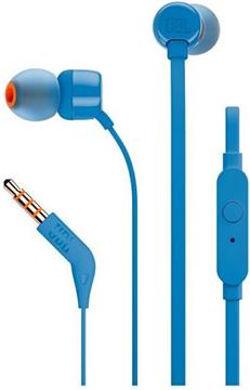 Slušalice JBL T110, in-ear, plave