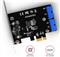 AXAGON PCEU-034VL PCIe Adapter 4x USB3.2 interni+ LP limić