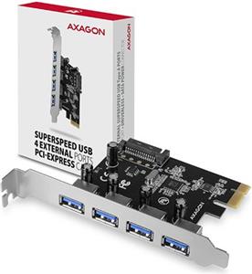 AXAGON PCEU-430VL PCIe Adapter 4x USB3.2