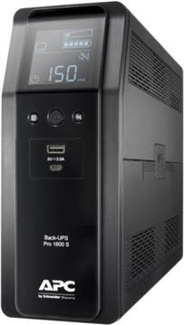 APC Back UPS Pro BR 1600VA 960W 1200VA, 8x IEC C13 Outlets, AVR, LCD Interface, Sinewave